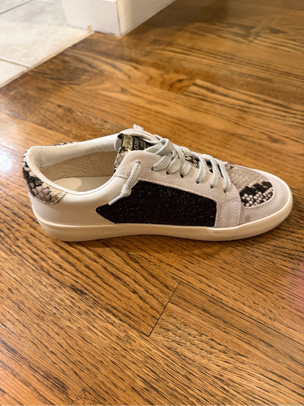 Vintage Havana “Bonnie” Snake Print Sneaker - Picture 6 of 8
